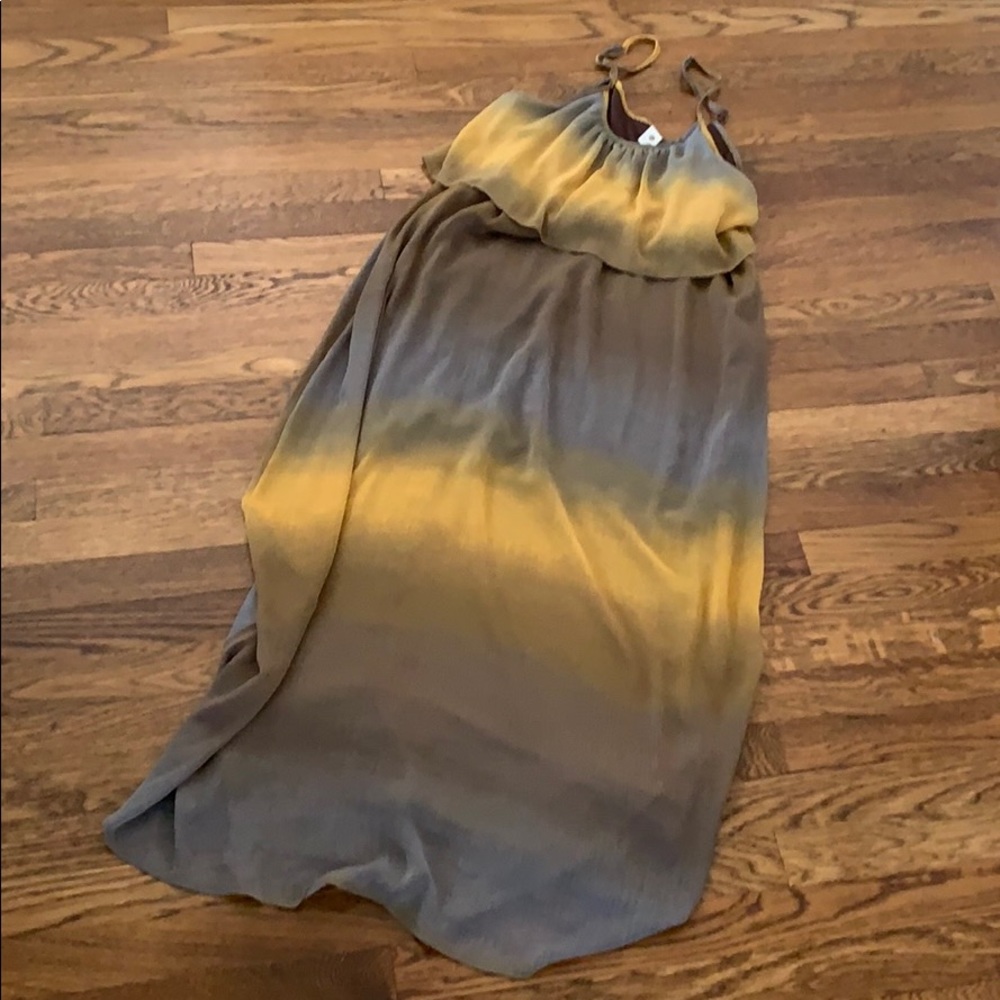 Tie dye maxi dress